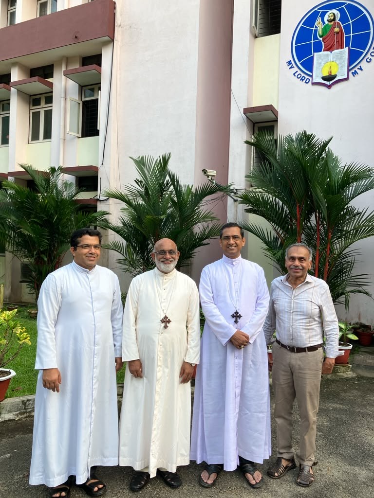 Nov 6, 2024 visit to the Major Archbishop with Unbound book