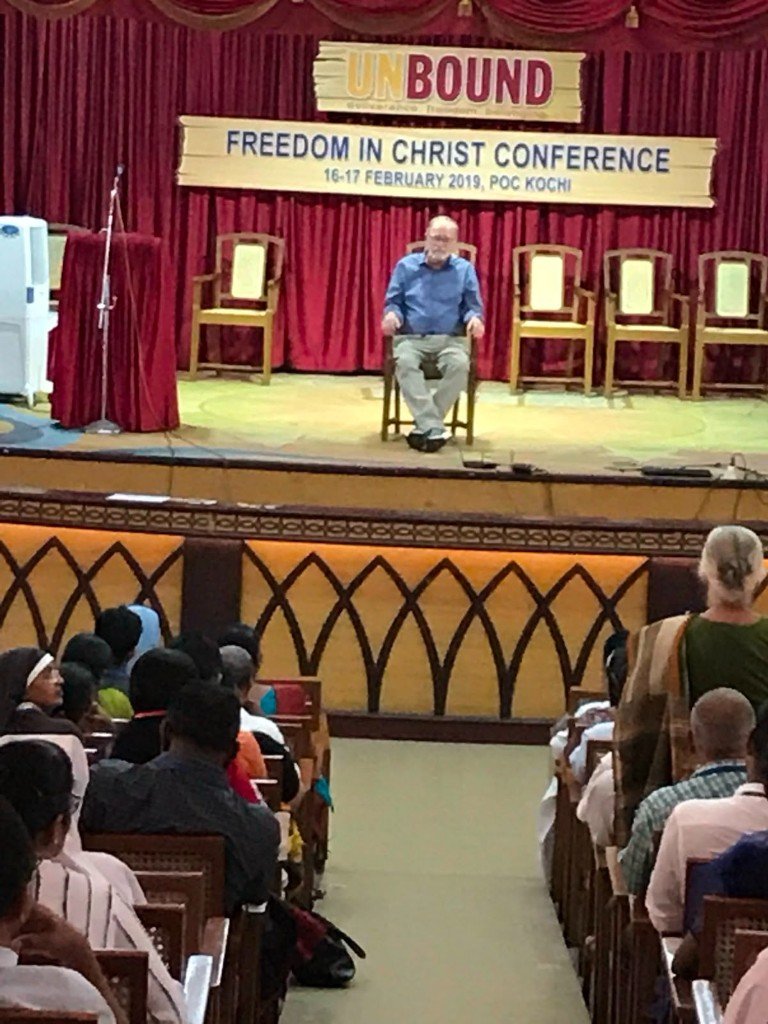 Neal Lozano at the Freedom in Christ Conference, POC Kochi, February 2019